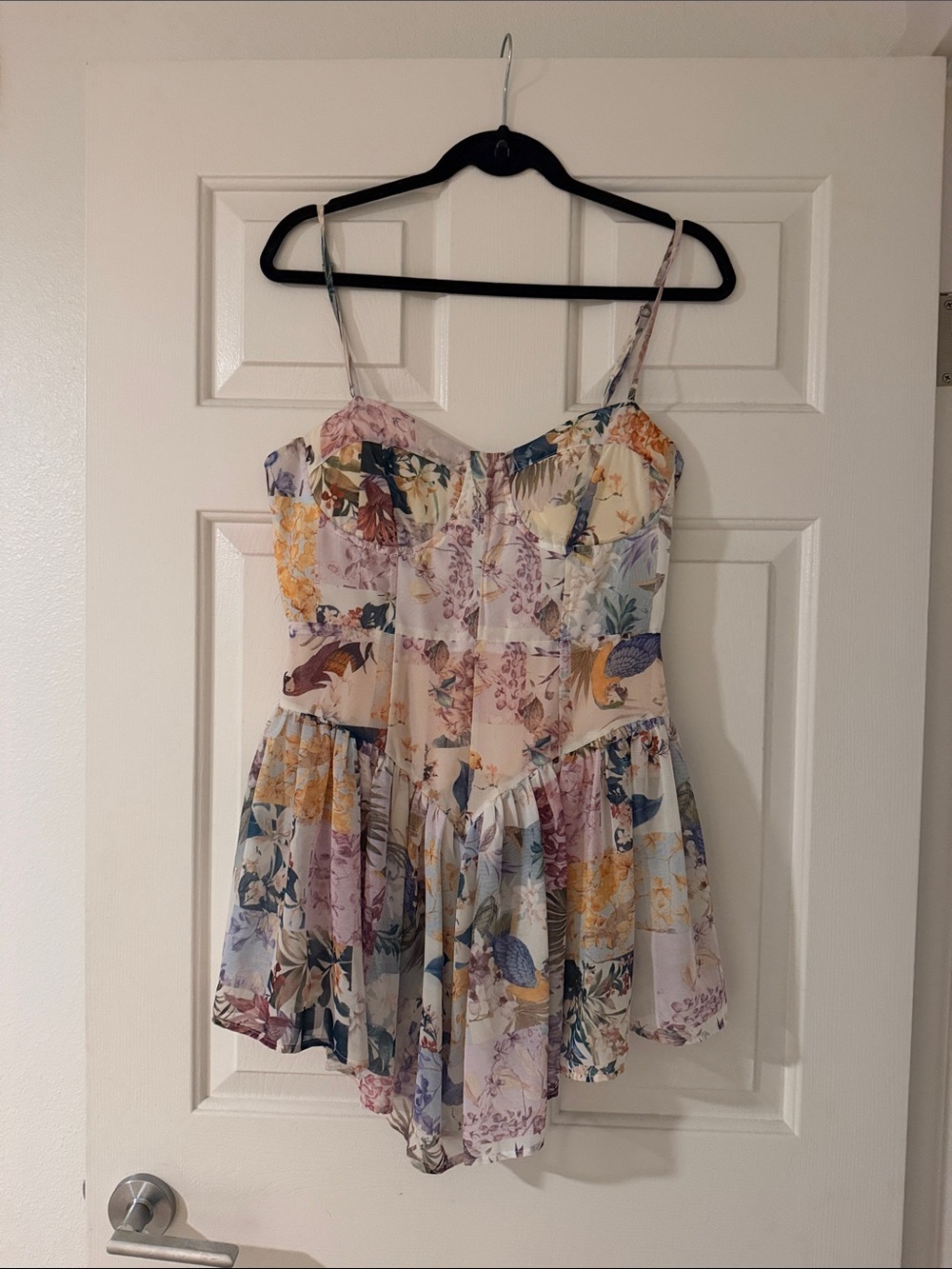 Cider Pastel Floral Spaghetti Strap Chemise